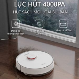Robot hút bụi Dreame lực hút mạnh, dung lượng pin lớn