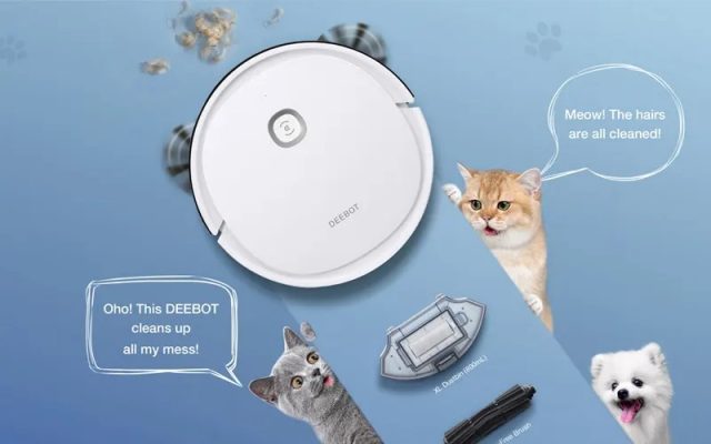 Robot hút bụi cho nhà nuôi thú cưng